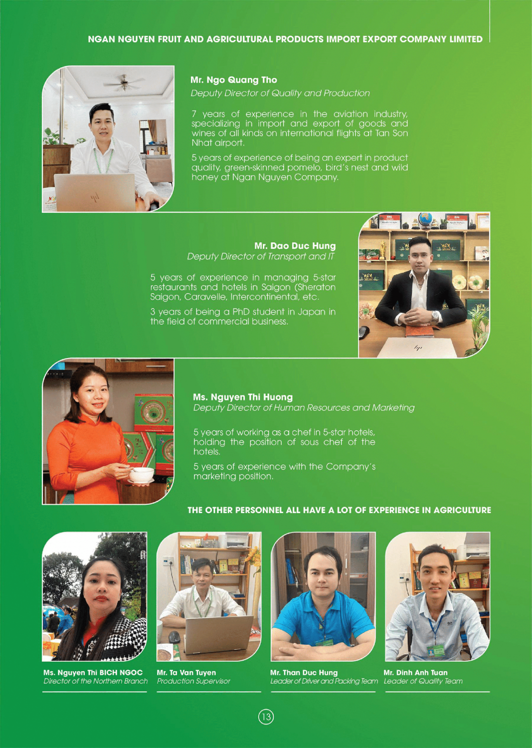 Profile NganNguyen ENG 13